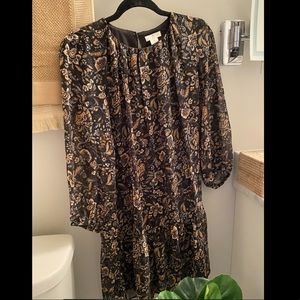 HM Patterned chiffon dress